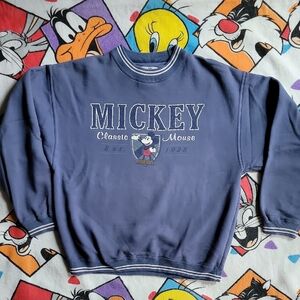 Vintage 90s Disney Store Mickey Mouse Sweater